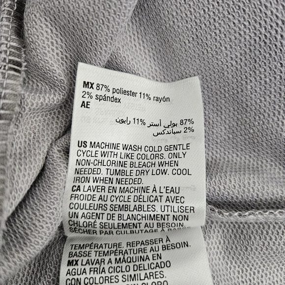 Bar III Jogger Pants Rock Wash Gray Tie Dye Pull On High Rise - Picture 8 of 9